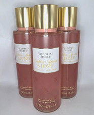 VICTORIA'S SECRET GOLDEN APRICOT  HONEY BODY MIST 8.4 FL OZ 3 PIECES 