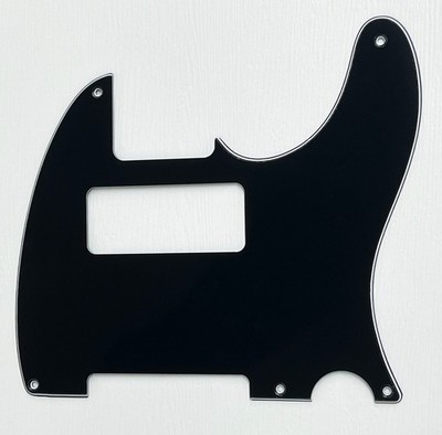 Black Pickguard Scratch Plate Fit Esquire Telecaster 5-Hole P90 Style Guitar