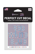 America 250 Anniversary Decal United States 1776 2026 JULY 4TH USA