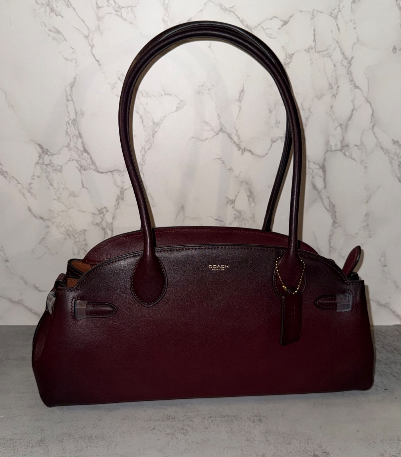 COACH CCC30 Empire Carryall 34 Merlot, Olive NWT