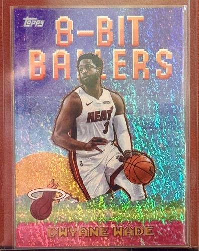 Dwyane Wade [Holo Gold] #8B-23 2025 Topps 8-Bit Ballers card