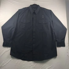 5.11 Tactical Men's 2X Shirt Taclite Blue Class B PDU Long Sleeve Security 72366