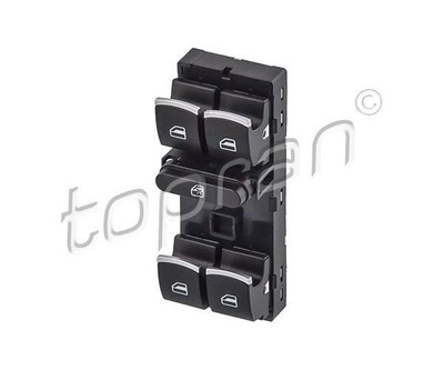 Switch, window regulator Topran 116032 front for VW Golf VI CC