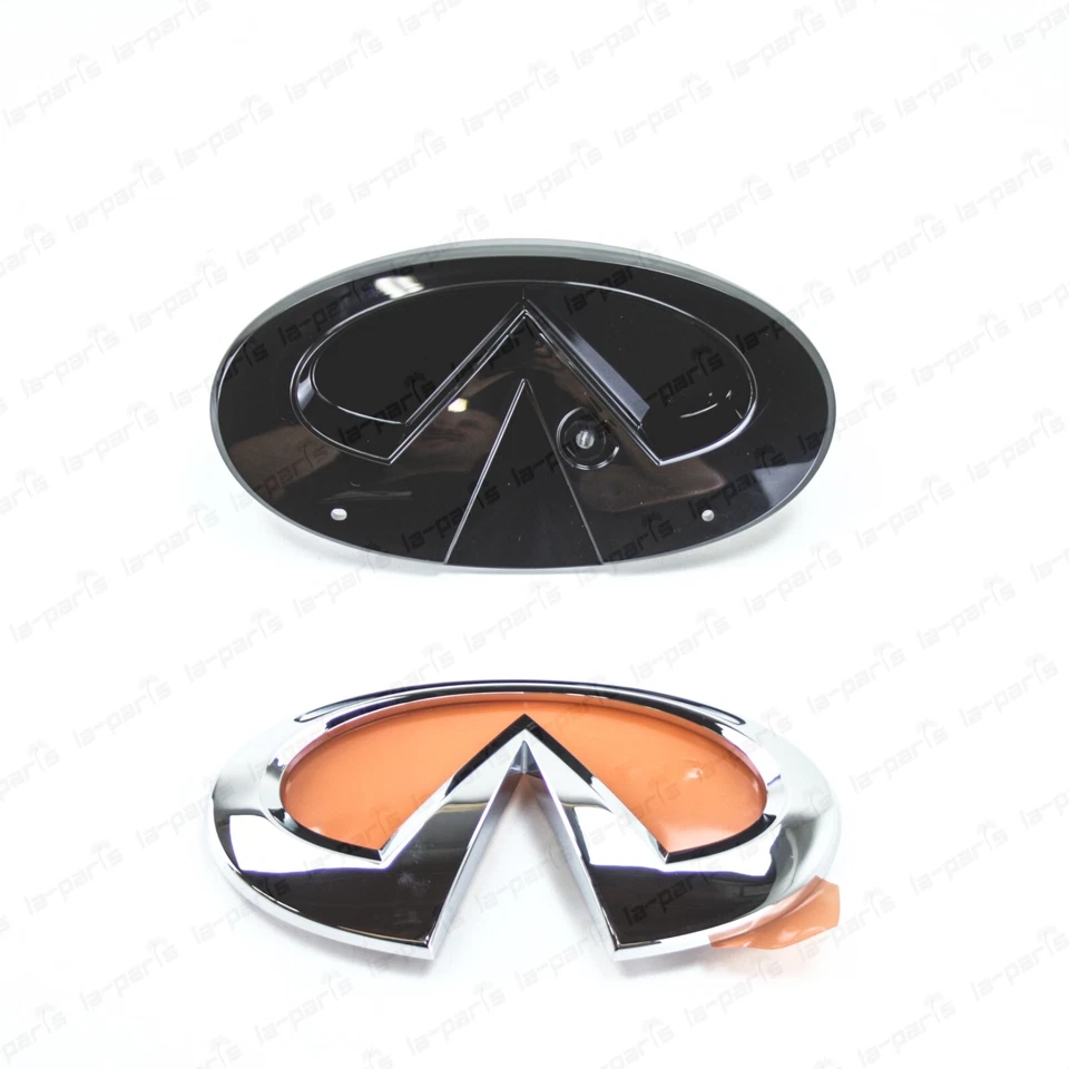 Nuevo Genuino Infiniti 2018-2022 Q50 Parrilla Delantera Emblema Con Soporte Base SET Foto 3 de 4