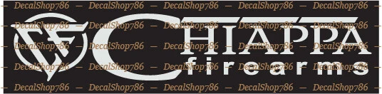 Chiappa Firearms - Outdoor/Hunting Sports - Vinyl Die-Cut Peel N' Stick Decals