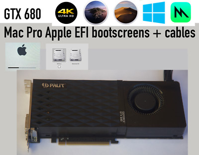 GTX 680 2GB NVidia Mac Pro Apple EFI bootscreens + cables | eBay