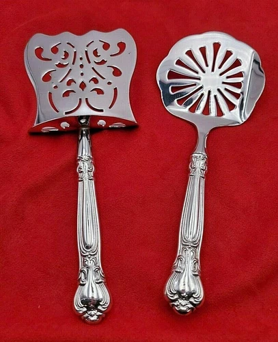 Chantilly by Gorham Custom Made Sterling Handle Asparagus & Tomato Servers