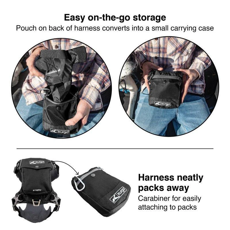 Dog Harness Lightweight Vest Aluminum Hardware Reflective Wear Resistant Breathe