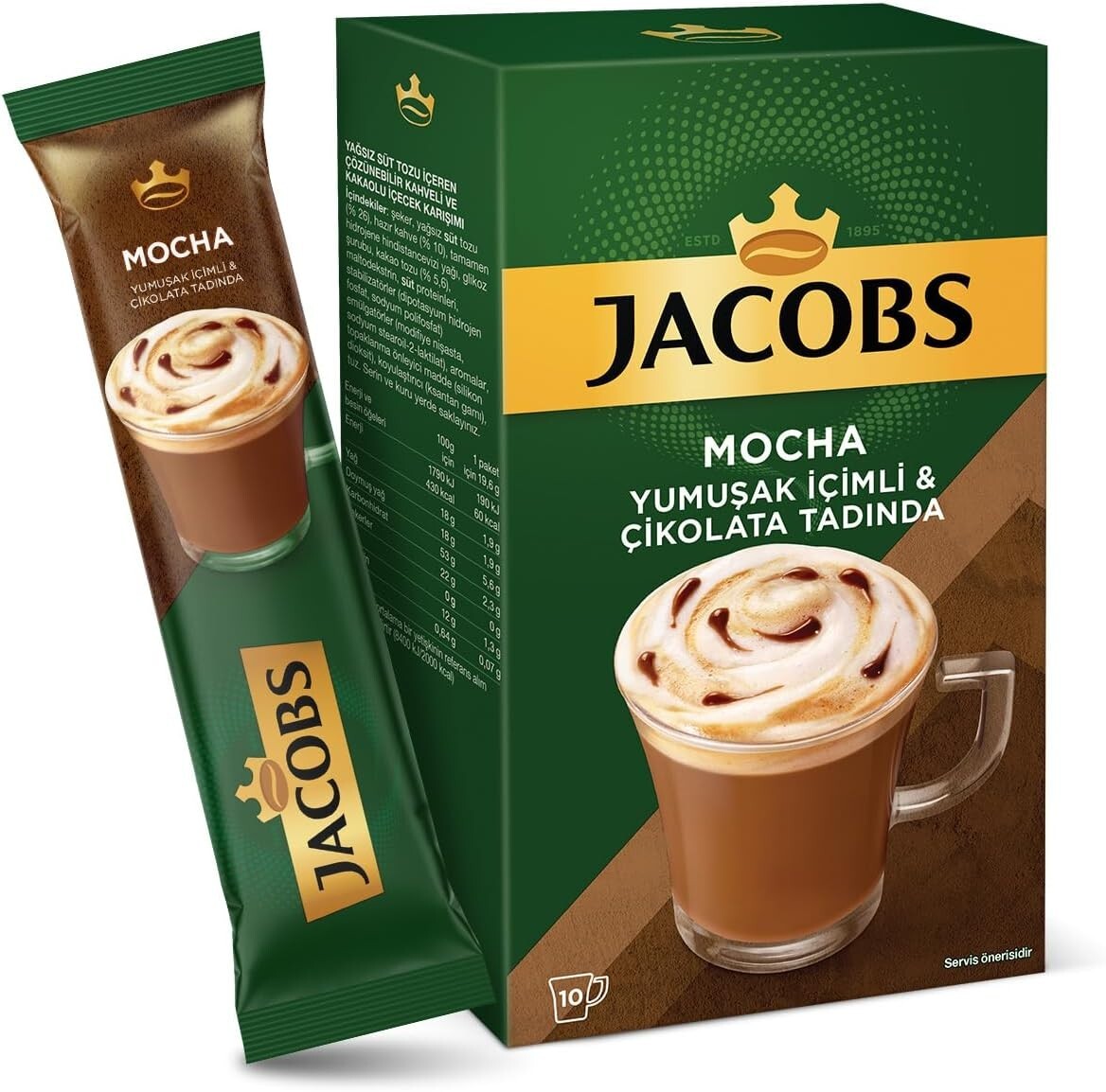 Jacobs Mocha Special Coffee Blend 0.7 oz (19.6g) x 10 | FREE