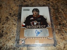 2015/16 LEAF HEROES & PROSPECTS JAKE BEAN CALGARY HITMEN SIGNATURES AUTO #PS-JB1