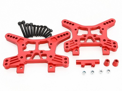 GTB CNC Aluminum Front Rear Shock Tower Mount for LOSI DBXL / DBXL-E V1.0 MTXL - Picture 4 of 14