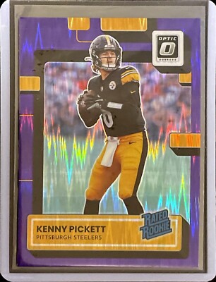 Kenny Pickett - 2022 Donruss Optic Football - Rookie - Purple Wave Prizm #201