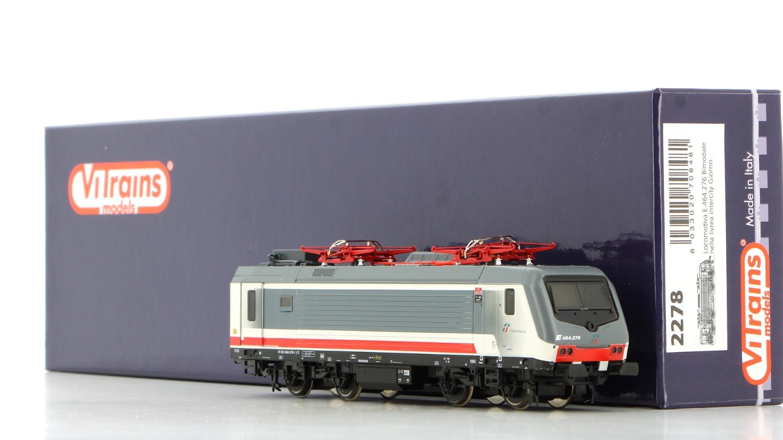 VITRAINS 2278 E464.276 Trenitalia Intercity Day Bimodal, Boxes And Grids