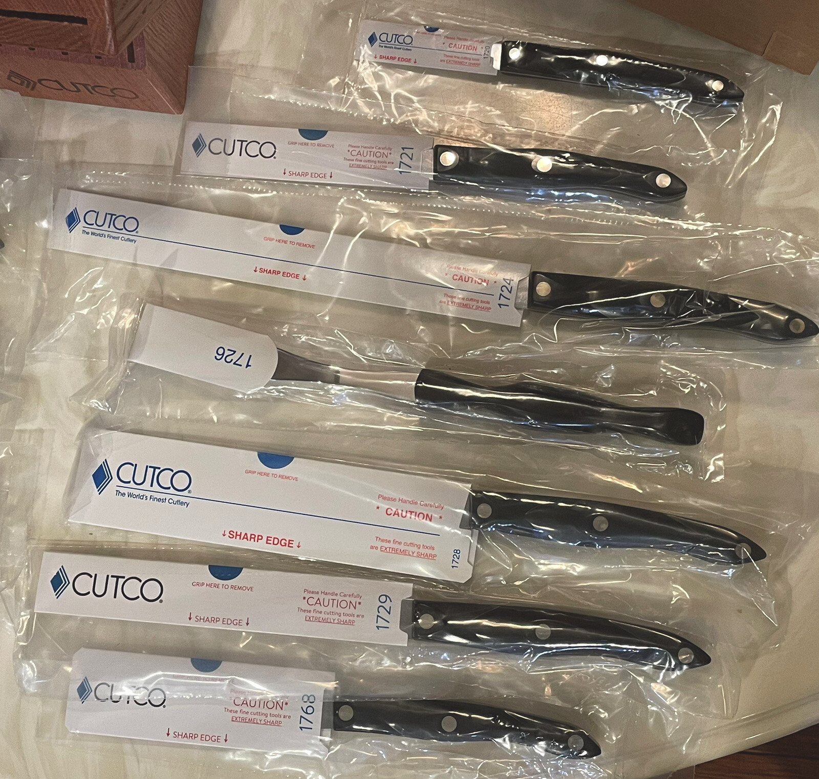 NEW Cutco Galley Set plus 6 2008 Classic w/ Block & Cutting Board Retails 1024 eBay