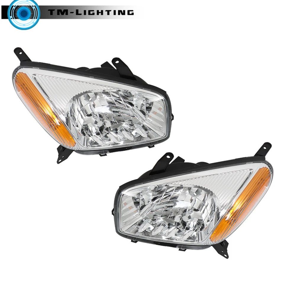 Conjunto de faros halógenos cromados lado derecho e izquierdo para Toyota RAV4 2001 2002 03 Foto 3 de 4