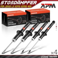 4x Stoßdämpfer Gasdruck Vorne Hinten Links Rechts für Lexus LS UCF10 UCF20 400