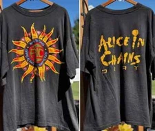 Vintage Alice In Chains T-Shirt Two-Sided Grunge Band Graphic Reprint S–4XL
