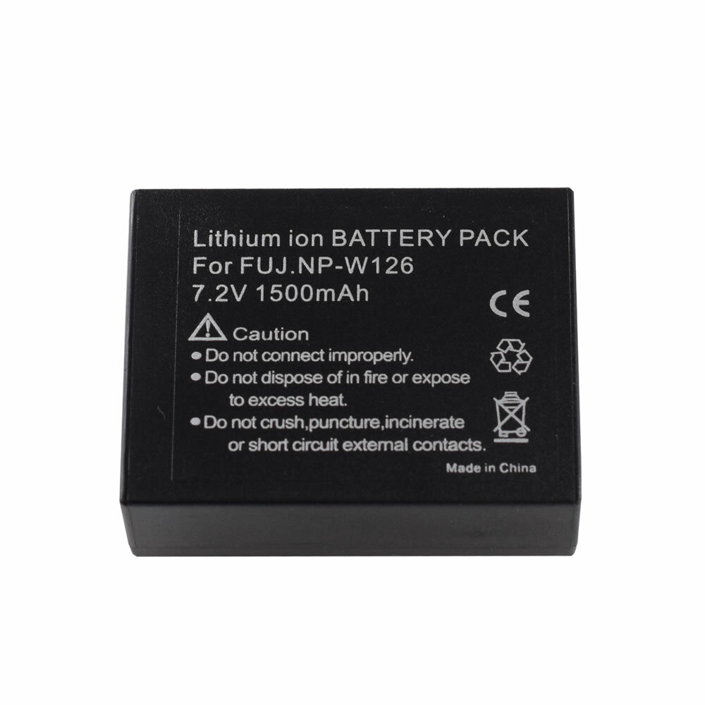 Battery For Fujifilm NP-W126S XT2 Xt3 XE2S xe3 XA2 XA3 XA5 X-A7