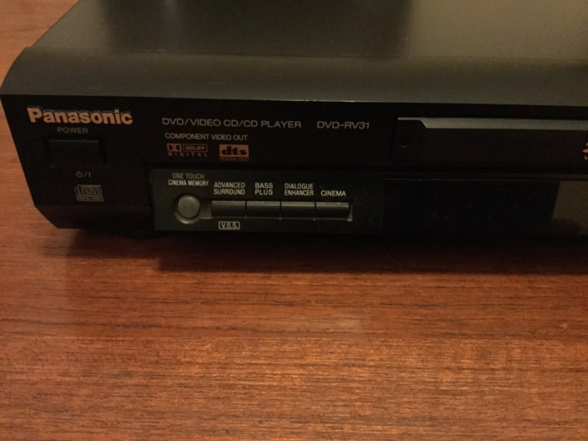 プレーヤー Panasonic DVD-RV31 Panasonic DVD-RV31 DVD Video Player CD Player Tested