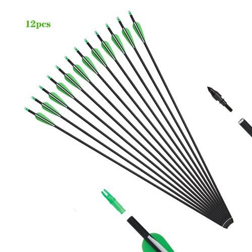 Carbon Arrows 31inch Hunting Arrow Archery Hunting for Recurve bow/Compound bow - Picture 19 of 35