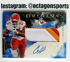 2020 PANINI ORIGINS BLUE CLYDE EDWARDS-HELAIRE RC/PATCH/AUTO!! 25/49!! 1/1??