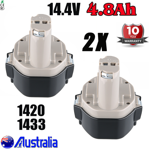 Vhbw 2x Akku Für Makita 14,4 V – Kompatibel Mit 6281DWPE, 6280D, 6333D Uvm., 1500 MAh NiMH