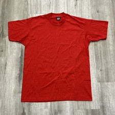 Screen Stars Best Blank Mens Size XL Vintage Single Stitch Red USA Made Blend