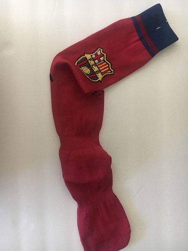 Neu Herren blau/rotbraun Sport Fußball Fußball Socken F.C.B Overknee Einheitsgröße - Bild 2 von 6