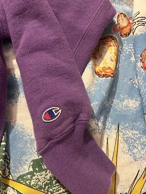 USA製vintage champion ReverseWeave Grape Vintage Champion Reverse Weave Sweatshirt Crewneck Large Purple