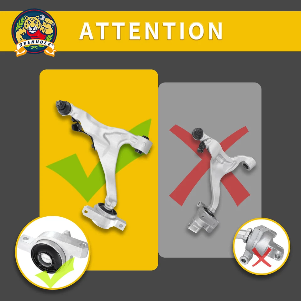 4x Brazo de control inferior superior delantero con conjunto de rótula para INFINITI G25 G35 G37 Foto 2 de 4