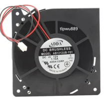 1PC ADDA AB1212UB-Y01 12V 1.10A 12CM 12032 2 wire blower cooling fan  t1