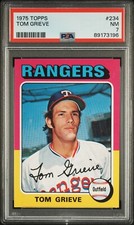1975 Topps #234 Tom Grieve - PSA 7