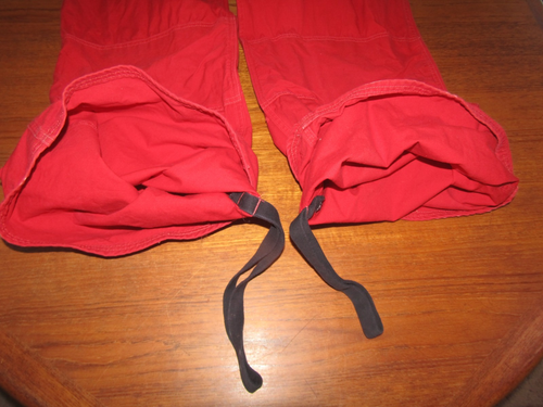 VTG Para Gear 70’s/80's Flight Suit Skydiving Jumpsuit Red Wide Leg L-XL - Picture 13 of 20