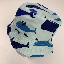 Carter's Toddler Bucket Cap Hat Fitted 2t-4t Whales