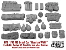 1/35 M3 Scout Car Set (TamiyaKit) Russian WWII - Value Gear Resin HT9