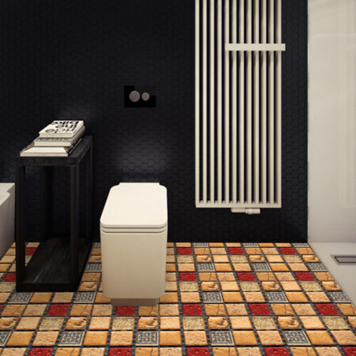10Pcs 3D Mosaic tile stickers Kitchen Bathroom Wall stone Decors Self-adhesive - Picture 11 of 20