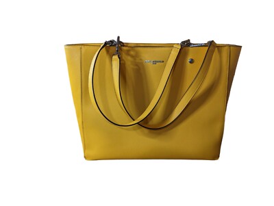 Karl Lagerfeld Paris Tote Shoulder Bag Mustard Yellow Large Karl Lagerfeld Paris Tote Shoulder Bag Mustard Yellow Large