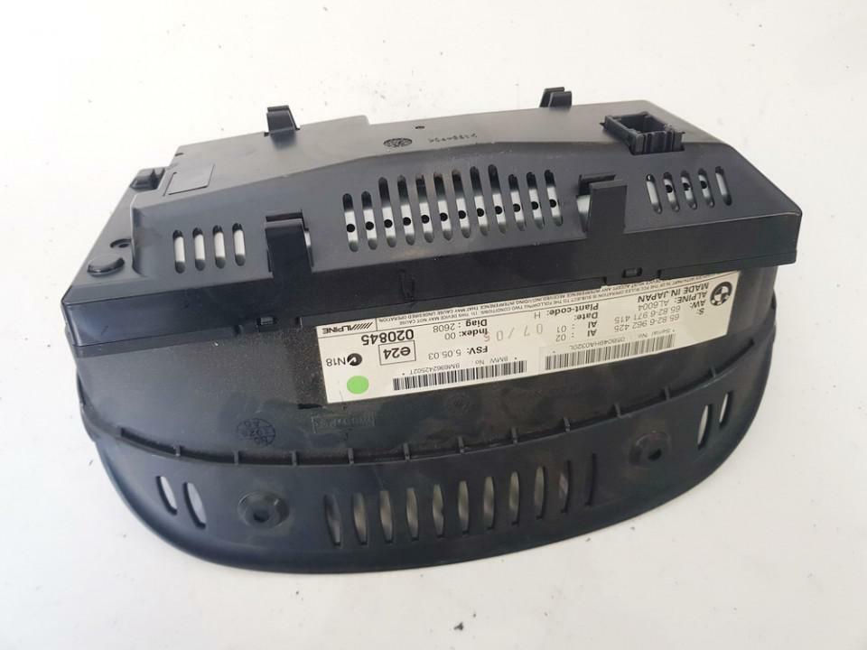 BMW E60 525 D 65826962425 Bordmonitor Informations Display alpine 