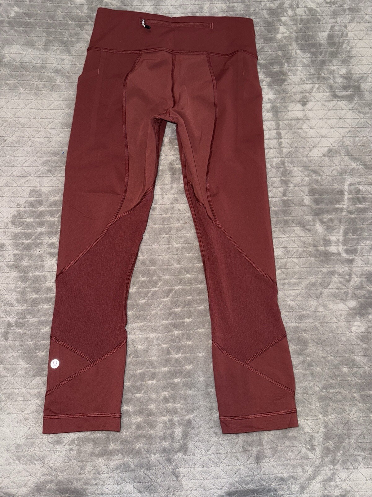 Lululemon Pace Rival Crop Ruby Wine 22" Luxtreme … - image 3