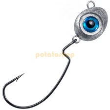 10 Pack Swimbait Jig Heads Bass Fishing Jig Texas Jig Head Weedless EWG Hooks