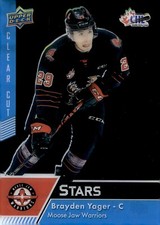 Brayden Yager - 2022-23 Upper Deck CHL Stars Clear Cut Card #307
