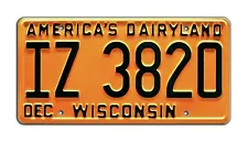 That ‘70s Show | 69 Vista Cruiser | IZ 3820 | STAMPED Replica Prop License Plate