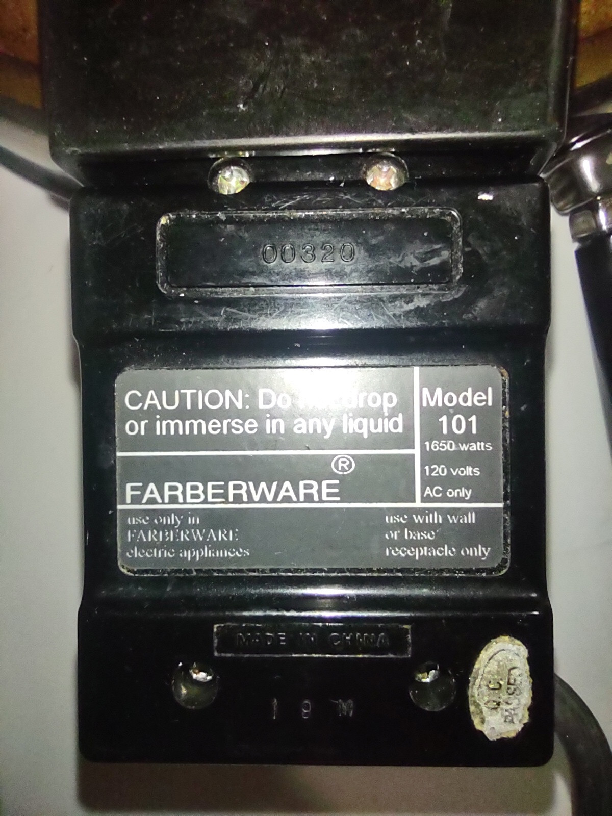 Vintage Faberware FSS300 Stainless Steel Electric Skillet Pan w/ lid  and probe