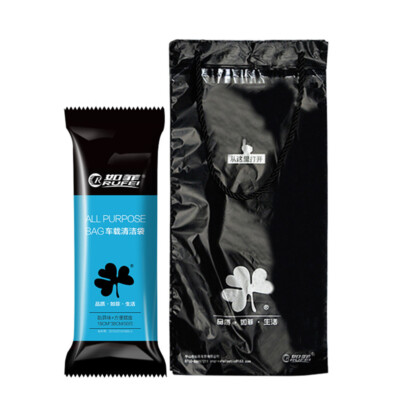 50PCS Car Household Trash Bags Garbage Bags Hanging or Pasting Storage Bag Black