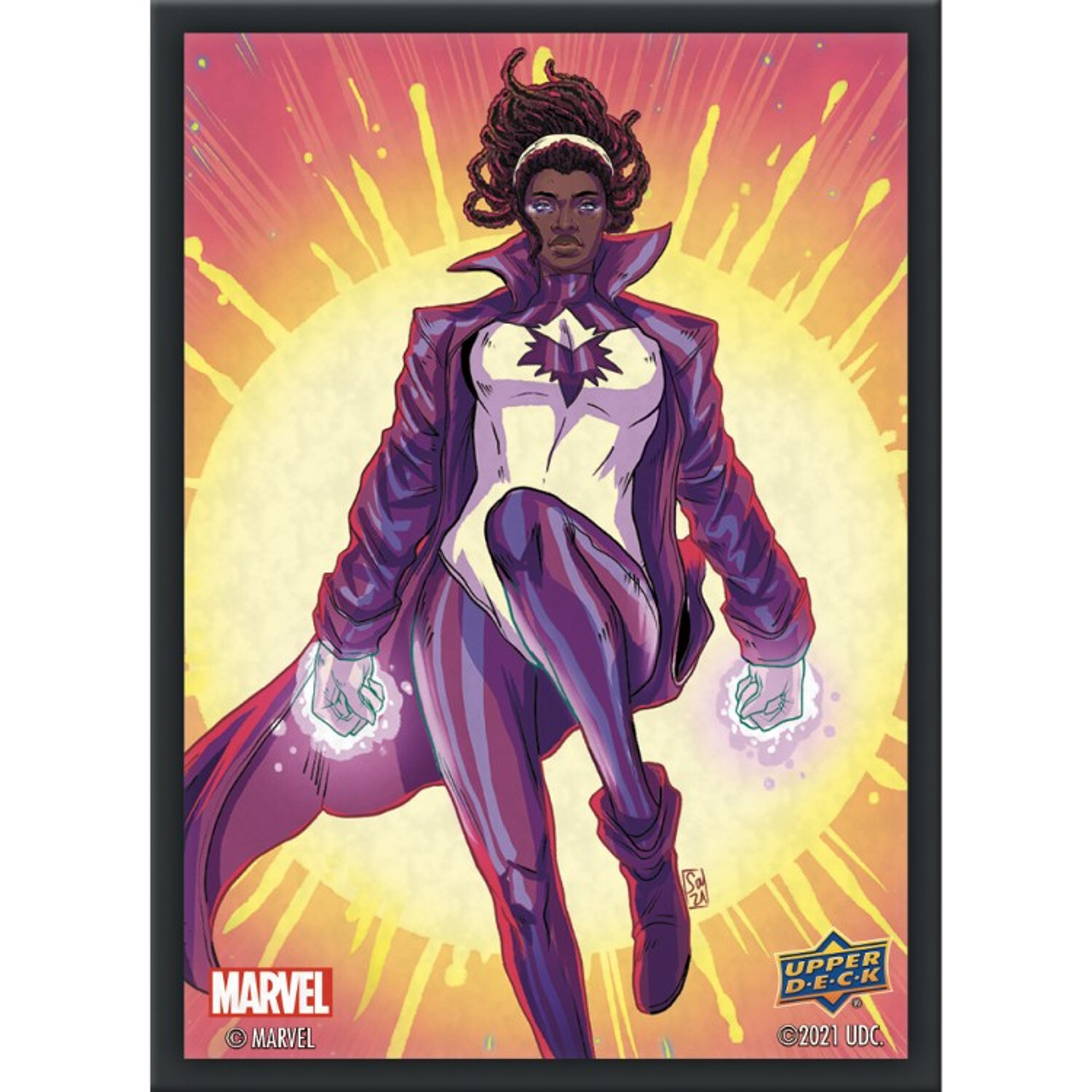 Рукава для верхней деки: Marvel - Spectrum / Monica Rambeau (65 карат) UD97449