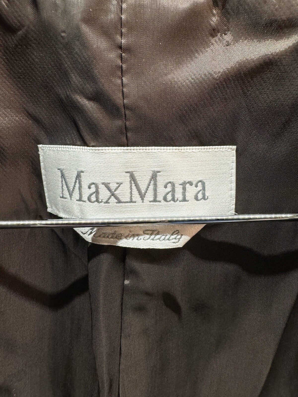 MaxMara 2-Button Solid Black Black Blazer Jacket … - image 4