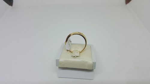 ANELLO DA DONNA SENZA PIETRE IN ORO GIALLO 18KT 4,2 GRAMMI (5572) N15 - Foto 4 di 11