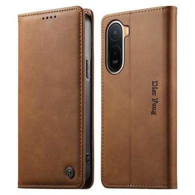 for Redmi A7 Pro 171mm / Poco C85x 5G Vegan Leather Phone Case Cover