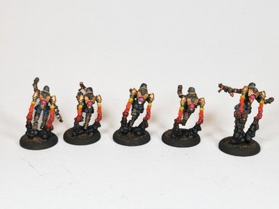 Warmachine Crucible Guard Rocketmen Gunner x5 models Painted High Standard Resin