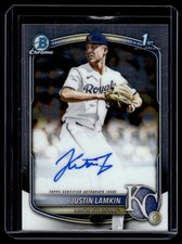 JUSTIN LAMKIN 2025 BOWMAN DRAFT CHROME #CPA-JLA AUTO